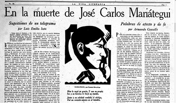 (La vida literaria. Crítica, información, bibliografía, Buenos Aires, núm. 20, mayo de 1930, p. 3)